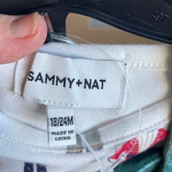 SAMMY + NAT Nutcracker Print Top And Green Velvet Dress  Set... Size 18-24 Month - Picture 5 of 5